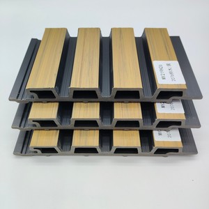 WPC pannello di parete esterno impermeabile dimensione impermeabile 4x8 pietra pannello di parete esterno per wc o bidone della spazzatura rivestimento della parete impermeabile esterno - Product Image 1