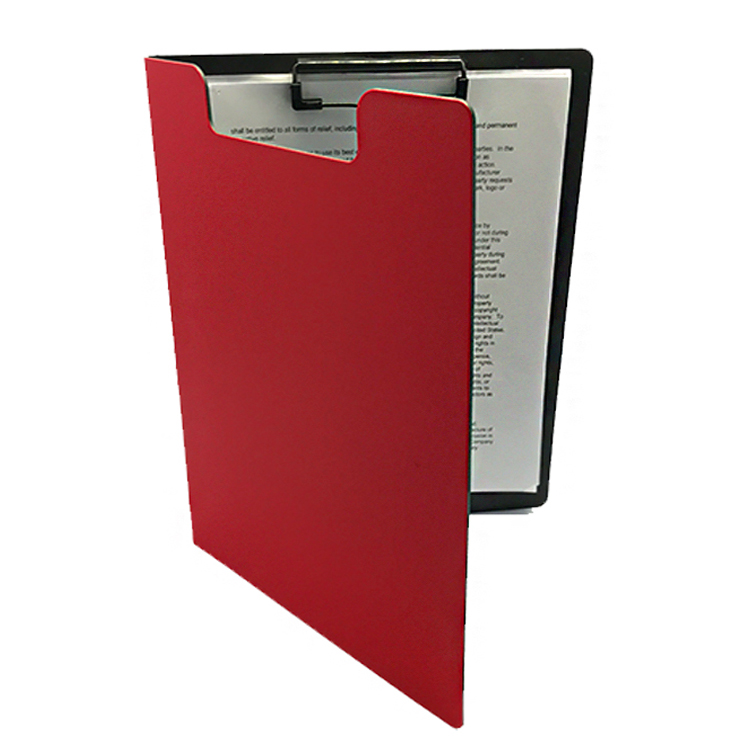 office stationery recyclable black plastic A4 paper document clipboard storage box