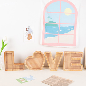 Haute qualité personnalisé bambou en bois tirelire bricolage nom Alphabet pièce boîte d'épargne lettre tirelire pour les enfants - Product Image 4