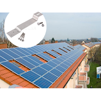 Systèmes de fixation pour panneaux solaires sur toiture à joint frisé – Structures d'installation de supports photovoltaïques pour toits inclinés – Crochets de montage pour toiture