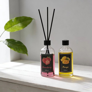 <b>Reed</b> <b>Diffuser</b> Oil 100ml Strawberry Mango Scented Home Fragrance Decorative Essential Oils for Indoor Use - Product Image 1