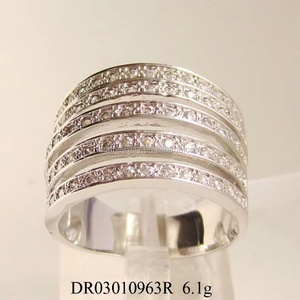Anillos de Joyería Promocionales, Anillos de Moda con Diamantes de Circonita Cúbica para Hombre - Product Image 3