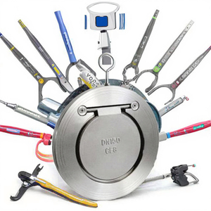 Valvola di ritegno manuale a battente in acciaio inossidabile CF8 CF8M, tipo a singola porta/a wafer - Product Image 3