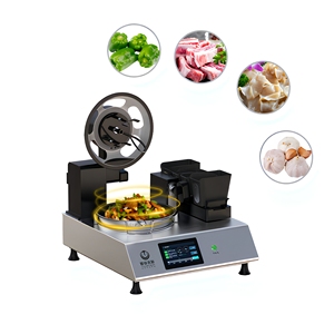Robot de cuisson automatique pour wok, en acier inoxydable 304, avec écran tactile numérique, facile à nettoyer, idéal pour les chaînes de restaurants - Product Image 1