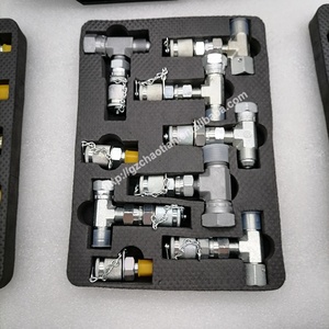 Excavator Spare Parts Hydraulic test Coupling Hose Fitting Stainless Steel Hydraulic High Pressure test Point - Product Image 3