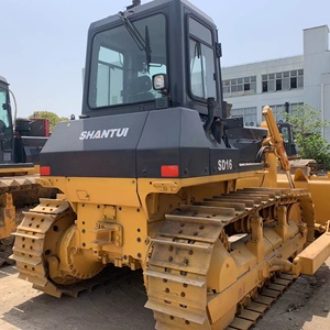 รถดันดิน SHANTUI SD16 มือสอง ปี 2022 เครื่องยนต์คัมมินส์ ตีนตะขาบสีเหลือง พร้อมแผ่นเหล็กและชุดลูกกลิ้ง - Product Image 4
