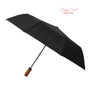 <span class=keywords><strong>Paraguas</strong></span> Negro Clásico <span class=keywords><strong>Plegable</strong></span> de Apertura Automática Happy Swan para <span class=keywords><strong>Hombre</strong></span> - Product Image 6