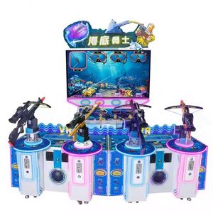 Lesen Factory Sale 4 Player Underwater Warrior Crossbow Shooting Game Fish Hunter Arcade Game Machine for Sale - Product Image 1