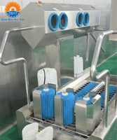 Lave-chaussures hygiénique automatique, équipement de nettoyage et de désinfection des mains, machines d'abattage et de traitement pour abattoirs