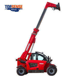 รถยกเทเลสโคปิคสำหรับพื้นที่ขรุขระยี่ห้อ Topsense ของจีน ขนาด 6 เมตร ผลิตในจีน ใช้เครื่องยนต์ Perkins รับน้ำหนักได้ 2.5 ตัน มาตรฐานยูโร 5 - Product Image 6