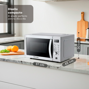 Forno a Microonde Grunkel 28L 2200W in Acciaio Inox con Funzione Friggitrice ad Aria - Product Image 3