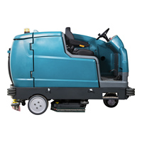 Nettoyeur autoporté industriel GIYO X20 avec raclette intégrée adaptative pour le lavage professionnel des sols durs
