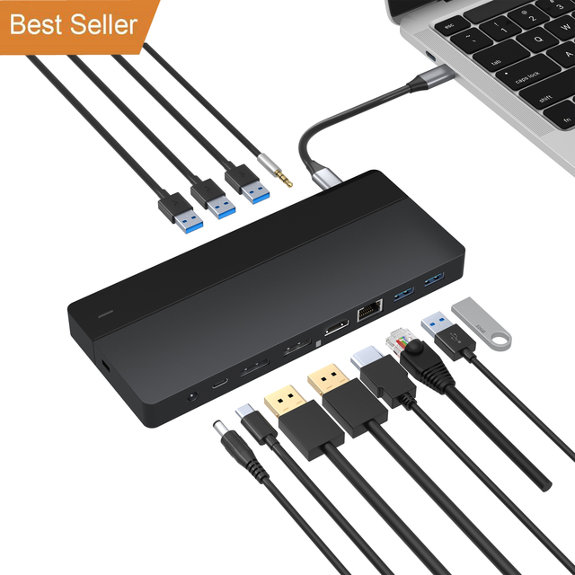 EBay Hot Sale 13 in 1 Universal USB Type C USB-C Docking Station for Laptop