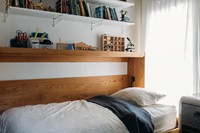 Lit Murphy en bois massif sur mesure avec bureau escamotable, lit mural double, fabriqué aux États-Unis, meubles gain de place pour petits appartements, OEM