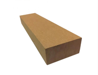 Banc en composite WPC à haute résistance, barre en teck, tube en bois 57*32mm