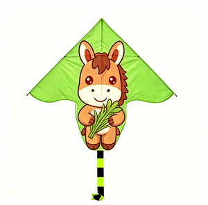 <span class=keywords><strong>Cerf</strong></span>-<span class=keywords><strong>volant</strong></span> pour enfants en forme d'animal de dessin animé, facile à faire voler, en polyester, triangulaire, avec longue queue, pour les sports de plein air et les jeux en famille - Product Image 4