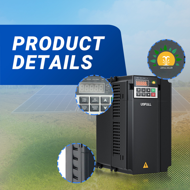 USFULL 220V/380V AC Solar Pump Inverter 0.75-630KW Single/Three Phase for Efficient Solar Irrigation Systems