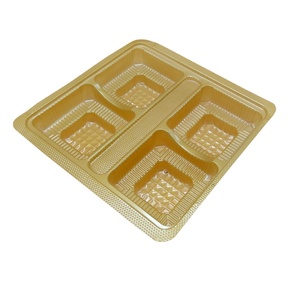 Hot Sale Disposable Clear PP Mooncake <strong>Plastic</strong> Blister <strong>Tray</strong> Food Grade for Bakery <strong>Dessert</strong> Packaging Recyclable - Product Image 4