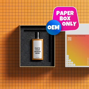 Caja de papel de producto de marca personalizada de primera calidad con acabado troquelado único para espuma interior - Product Image 1