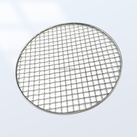 Grille de cuisson et de refroidissement ronde en acier inoxydable 304 316 personnalisée, résistante à la chaleur, durable, pour barbecue extérieur, avec poignée