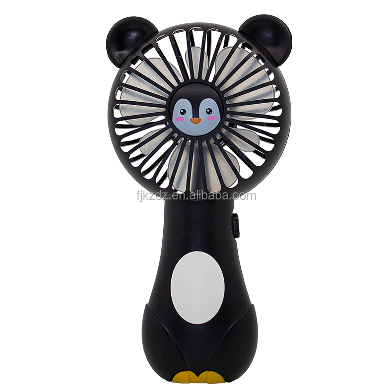 Cartoon Mini Portable Battery Fan – Handheld Electric Cooler for Camping