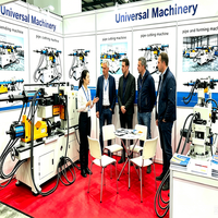 Machine à cintrer les tuyaux à double tête UM-SW38 avec rotation à 90 degrés pour la cintrage de chaises de bureau