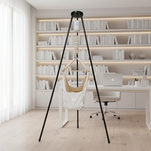 Soporte de Metal para <span class=keywords><strong>Hamaca</strong></span> de Bebé, Estructura de Cuna Resistente, Cama Columpio Duradera, Trípode, Productos para Bebés - Product Image 1