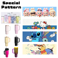 Gobelet isotherme de 40 oz (24,35 oz) de marque co-édition, avec logo personnalisé, motif dessin animé Lilo, double paroi, anti-fuite, sous vide, avec boîte cadeau
