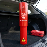 Dispositif d'extinction d'incendie portable à aérosol non pressurisé pour véhicules, armoires électriques et systèmes de batteries