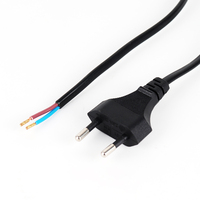 Câble d'alimentation avec interrupteur marche/arrêt, prise européenne, cordon d'alimentation EU pour rallonge, lampe, projecteur, radio