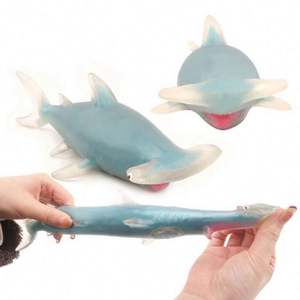 2025 Kids Cube <b>Mochi</b> Squishy <b>Toys</b> Dolphin Shark Kit ADHD Prizes & Goodie Boll Stress Relief Squeeze <b>Toys</b> Gift - Product Image 1