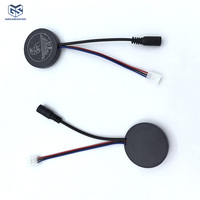 Nouveau Interrupteur Invisible à Capteur de Vibration Double Tapotement DC5-12V 5A pour Éclairage LED, Commande Vocale pour Armoire, Miroir, Verre