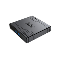 Fábrica de Mini TV Box NEX Amlogic S905X4 4GB 32GB ATV WiFi 6 4K BT5 Android 14 con Control Remoto por Voz