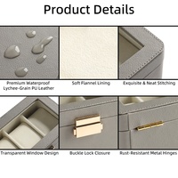 Étui de rangement de luxe en cuir PU anti-rayures pour montres de marque, idéal pour les collections et les voyages