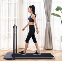 Tapis de course électrique pliable et portable pour la maison, appareil de fitness cardio avec écran LED, pour la marche et la course motorisée