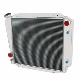 Radiador GTGMOTO de 4 Filas + Ventilador + Relé para <span class=keywords><strong>Ford</strong></span> <span class=keywords><strong>Bronco</strong></span> 2.8/3.3/4.9/5.0L de <span class=keywords><strong>1966</strong></span> a 1977 # AT - Product Image 2