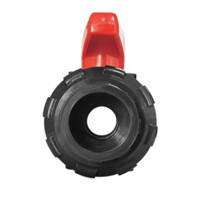 Vanne à boisseau sphérique à double union en <span class=keywords><strong>PVC</strong></span> pour l'agriculture, 1-1/2 pouces - 150 psi - Schedule <span class=keywords><strong>40</strong></span> - Socket ASTM pour piscine, raccordement de tuyaux - Product Image 3