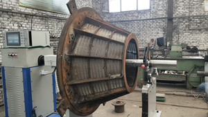 Zuführwalzen-Trommel-Chipping-Rotor-Aus wucht maschine Mehrsprachiges <span class=keywords><strong>System</strong></span> Stufenlose Geschwindigkeit regelungs vorrichtung mit variabler Frequenz - Product Image 6