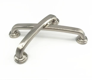 Handle and <strong>Knobs</strong> American Style Brushed Nickel Kitchen Drawer Solid ZAMAK Cabinet Wardrobe Dresser 96mm 128mm - Product Image 3