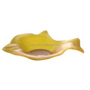 Assiettes de restaurant en céramique de luxe de style européen, en porcelaine de qualité supérieure, avec finition brillante, rondes, pour <span class=keywords><strong>risotto</strong></span> et plats variés, couleur verte Lamian - Product Image 4