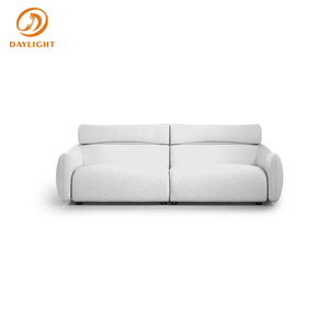Canapé de salon de haute qualité Foshan, usine de personnalisation de meubles, OEM/ODM, nouveau design créatif en bambou en forme de cœur - Product Image 6