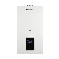 Pemanas Gas gantung dinding Boiler 2 penukar panas 20KW 24KW Combi Gas Mini Boiler