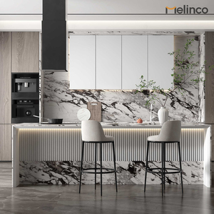 Meubles de <span class=keywords><strong>cuisine</strong></span> de luxe à <span class=keywords><strong>prix</strong></span> d'usine avec des designs personnalisés, ensembles de meubles sur mesure avec îlot et tiroirs, faciles à nettoyer - Product Image 6