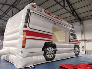 Modelos de Ambulancia Inflables Personalizables al por Mayor, Resistentes al Agua y Duraderos, con Fácil Instalación <span class=keywords><strong>para</strong></span> <span class=keywords><strong>Eventos</strong></span> Temáticos de Seguridad y Emergencias - Product Image 3