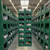 Bacs de stockage à ouverture frontale en plastique ondulé Corflute Coroplast PP, empilables, pour vêtements et tri de commandes