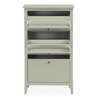 Vente à Chaud Wabi-Sabi MDF Bois Chêne Étagère à Chaussures Multicouche Simple Armoire à Chaussures pour Maison ou Ferme pour Dortoir ou Salon