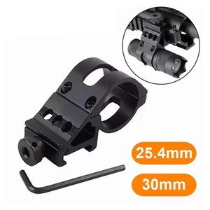 <b>Quick</b> Release 30mm 25.4mm Aluminum Alloy Tube <b>Clamp</b> 20mm Mount Base Outdoor Shooting Accessory Lightweight Durable - Product Image 5