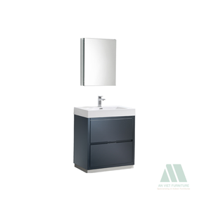 Tocadores de baño de madera maciza de roble/Pino/ACACIA de alta calidad, diseño moderno, recién llegado, diseños ODM/OEM, dormitorio de fábrica de Vietnam - Product Image 6