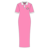 Robe longue polo formelle en tricot pour la sororité grecque Iota Phi Lambda, vêtement grec, pull de sport