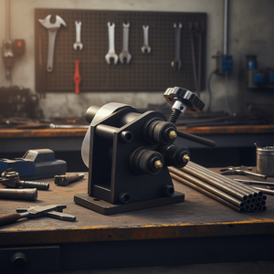 Rouleau à manivelle portable 13-1/2'' en acier trempé pour machine à rouler les fils d'acier de 1/4'' et d'acier plat de 1'' x 3/16'' - Product Image 2